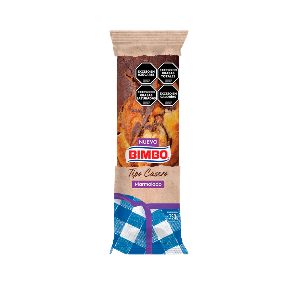 BIMBO BUDIN CASERO x250g MARMOLADO
