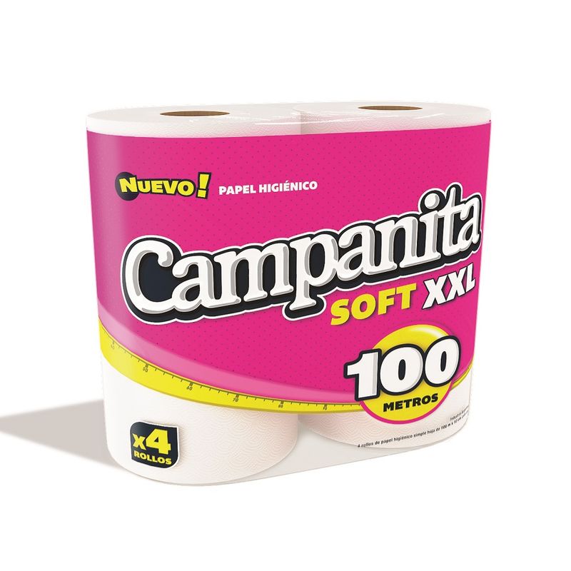 CAMPANITA PAPEL HIG 4x100m SOFT XXL