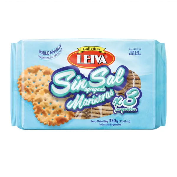 LEIVA GALLETA x330g MARINERAS S/SAL