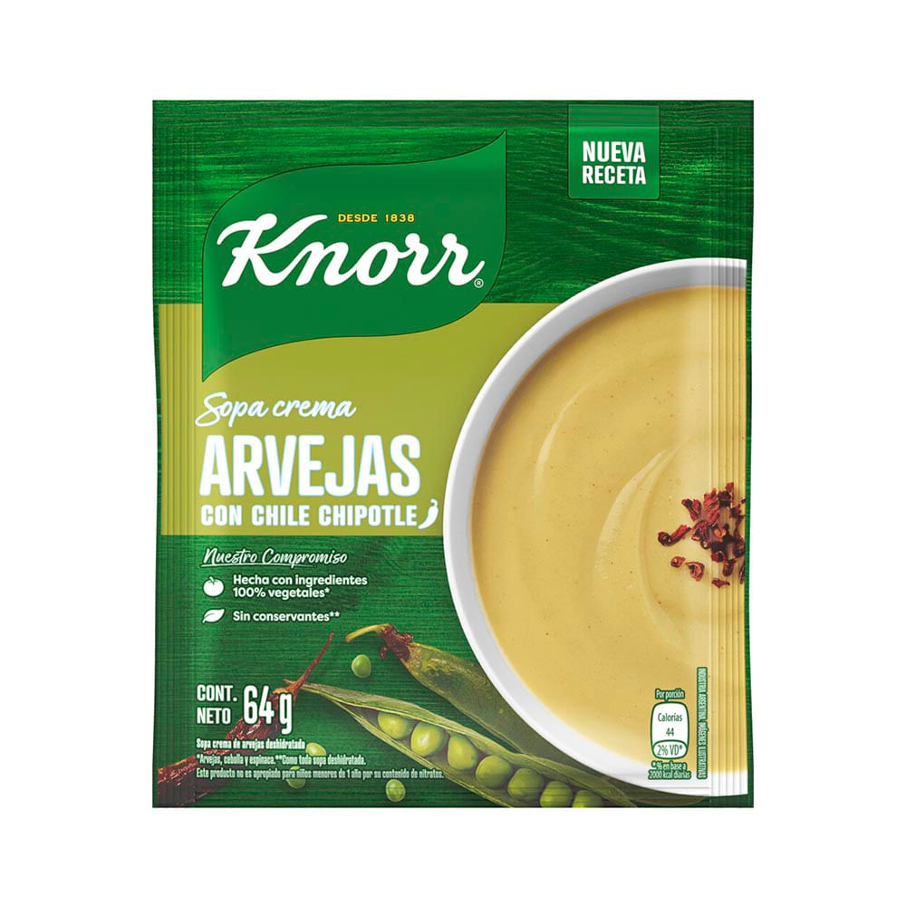 KNORR SOPA CREMA x64g ARV C/CHILE
