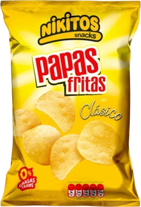 NIKITOS PAPAS FRITAS x65g CLASICAS
