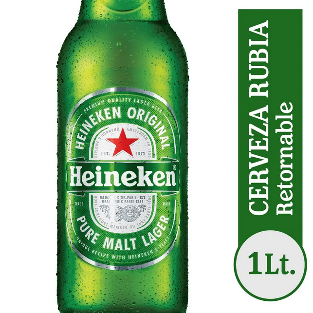 HEINEKEN x1L RETORNABLE