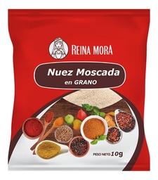 REINA MORA NUEZ MOSCADA x10g ENTERA