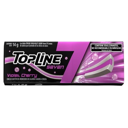 TOPLINE 7 CHICLE x1u VIOLET CHERRY