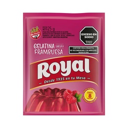 ROYAL GELATINA x25g FRAMBUESA