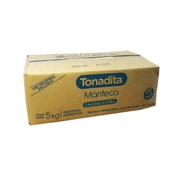 TONADITA MANTECA x5KG CAJA