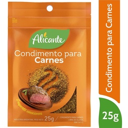 ALICANTE CONDIMENTO x25g P/CARNES