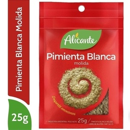 ALICANTE PIMIENTA BLANCA x25g MOLIDA