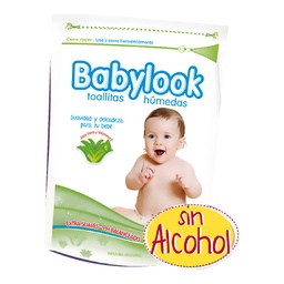 BABYLOOK TOALLITAS HUMEDAS x70u ALOE