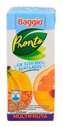 BAGGIO PRONTO S/C x200ml MULTIFRUTA