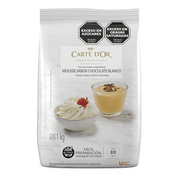 CARTE DOR MOUSSE CHOC BLANCO x1KG