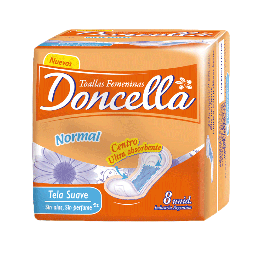 DONCELLA TOALLA NORMAL x8u S/ALAS