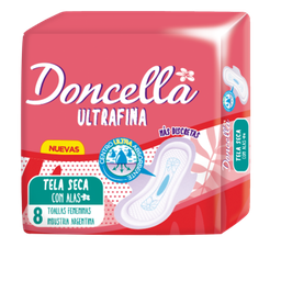 DONCELLA TOALLA ULTRAFINA x8u SECA