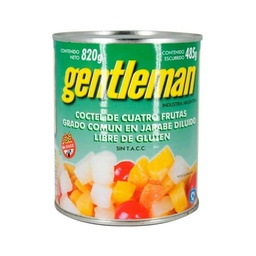 GENTLEMAN COCTEL 4 FRUTAS x820g