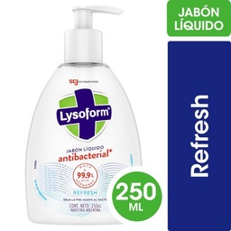 LYSOFORM JABON LIQ x250ml REFRESH