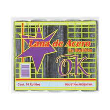 MULTI OK LANA ACERO x40g