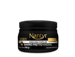 NANTYR TRAT CAP x500ml BARRO PRETO OLEO ARGAN