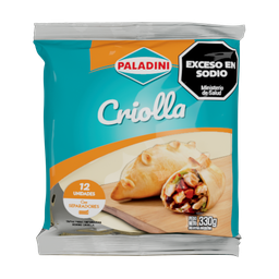 PALADINI DISCO EMPANADA x12u CRIOLLA