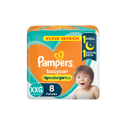 PAMPERS BABYSAN x8u XXG