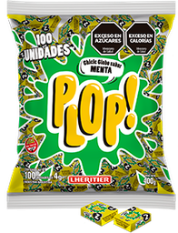PLOP CHICLE BLISTER x400g MENTA