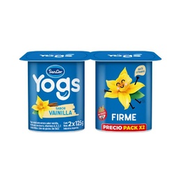 SANCOR YOGUR FIRME 2x125g VAINILLA
