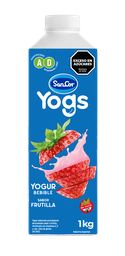 SANCOR YOGUR TETRA x1L FRUTILLA