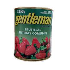 GENTLEMAN FRUTILLAS ENTERAS x850g