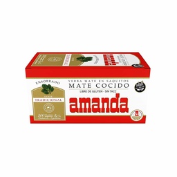 AMANDA MATE COCIDO x25u SOBRE
