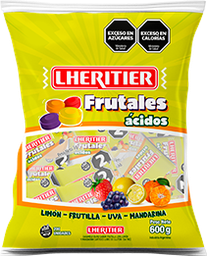 LHERITIER CARAMELOS x600g FRUTA ACIDOS