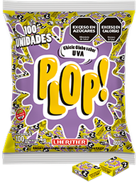 PLOP CHICLE BLISTER x400g UVA