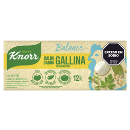 KNORR CALDO CUBITO x12u GALLINA BAL