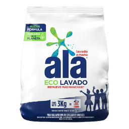 ALA JAB POLVO x3KG LAV MANO ECOLAV