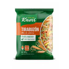 KNORR FIDEOS x500g TIRABUZON C/VEGETAL