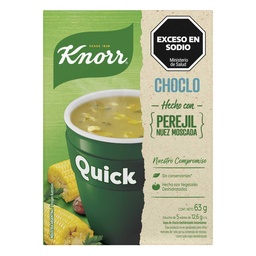KNORR SOPA QUICK CHOCLO x63g PEREJIL