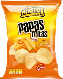 NIKITOS PAPAS FRITAS x65g CHEDDAR