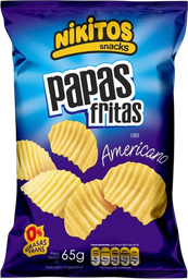 NIKITOS PAPAS FRITAS x65g AMERICANO